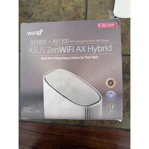 ASUS ZenWiFi AX Hybrid Powerline Mesh WiFi 6 System (XP4) - Whole Home Covera